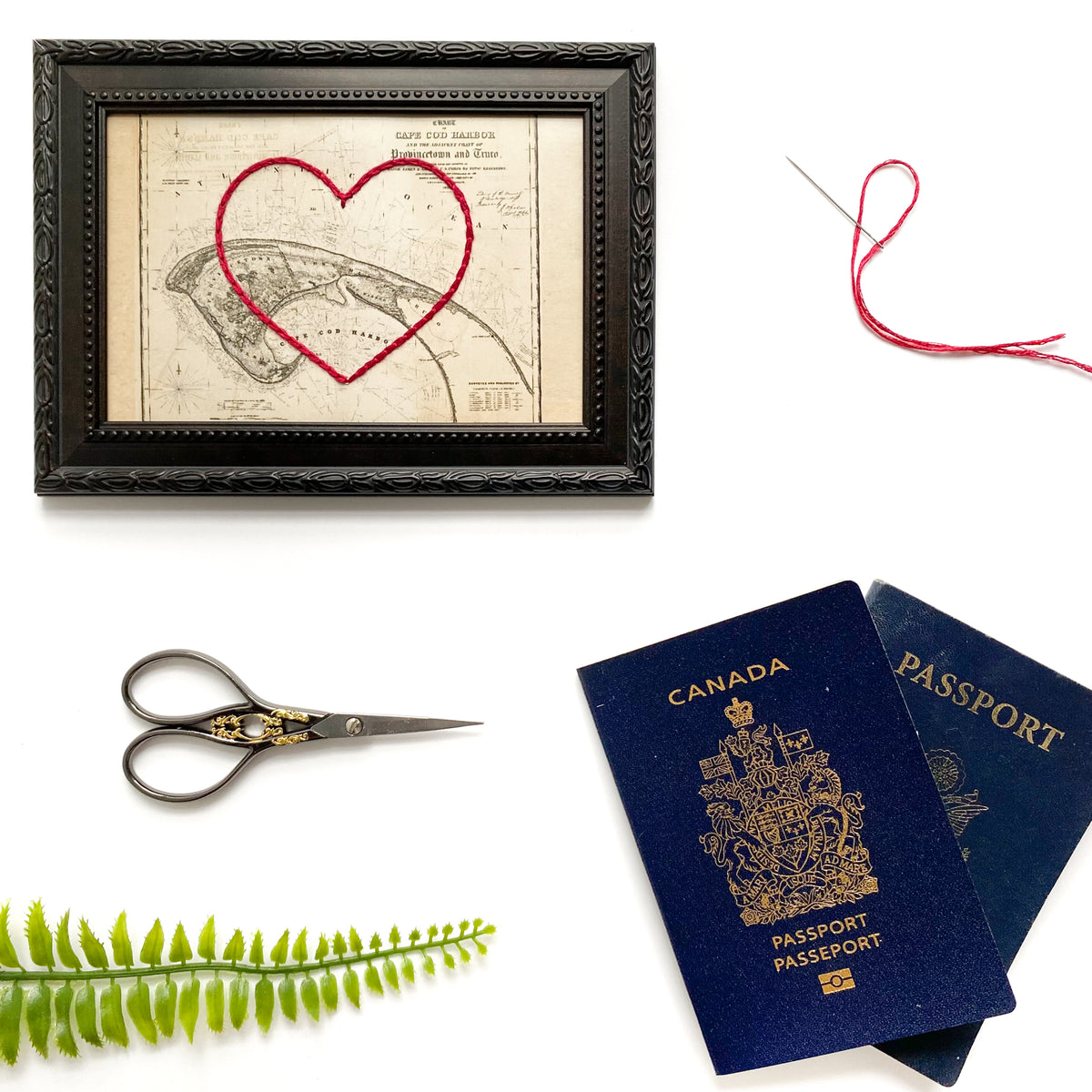 Provincetown Heart Map Sadie & June Sadie & June