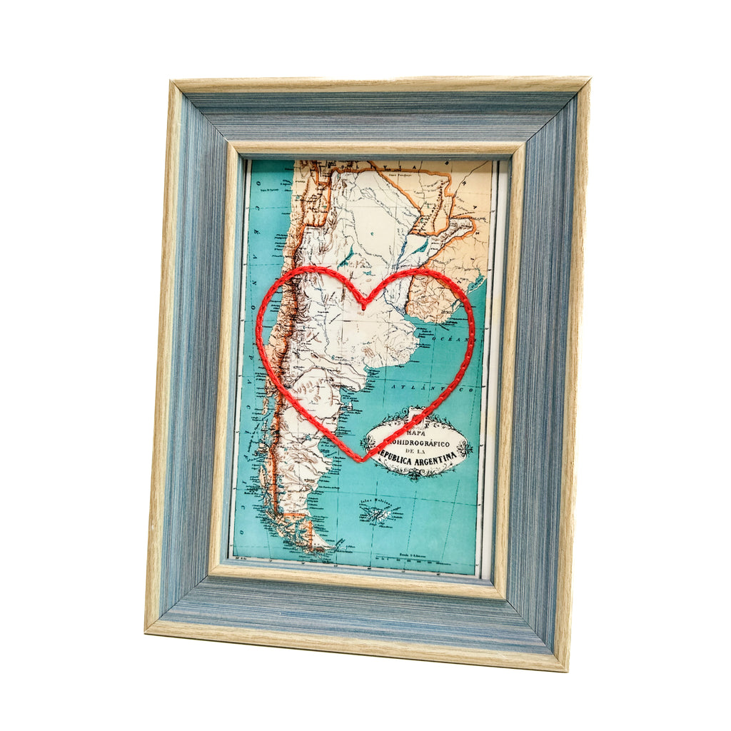 Argentina Heart Map