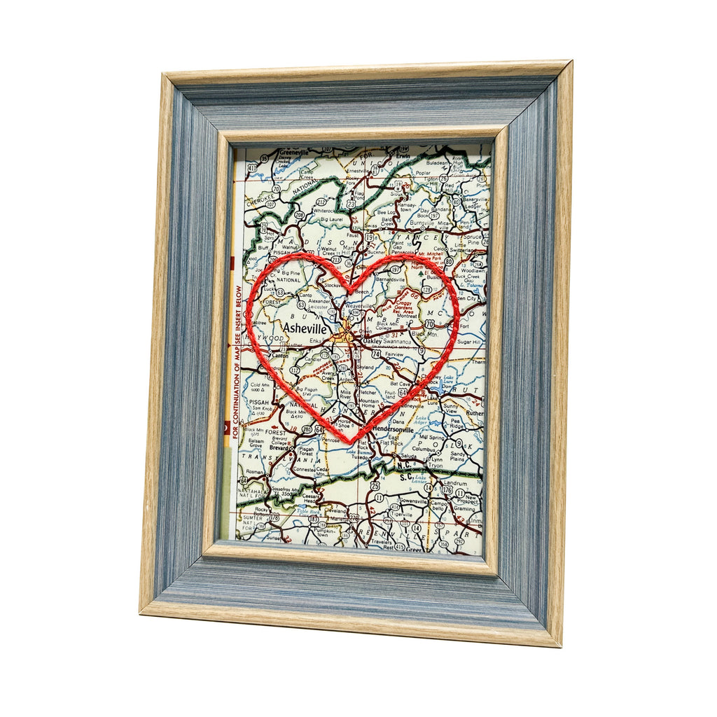 Asheville Heart Map