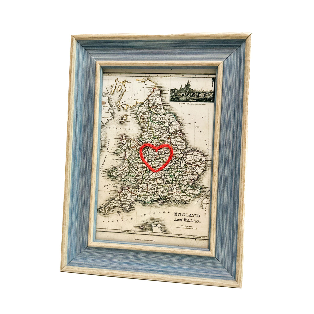 Birmingham, England Heart Map