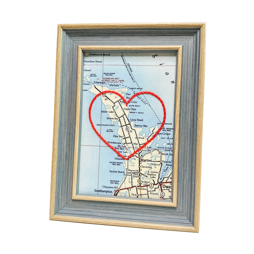 Bruce Peninsula Heart Map