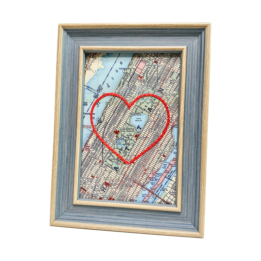 Central Park Heart Map