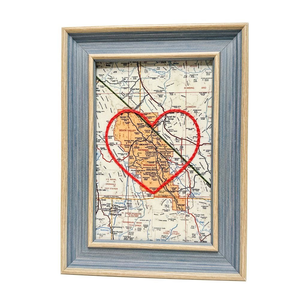 Death Valley Heart Map