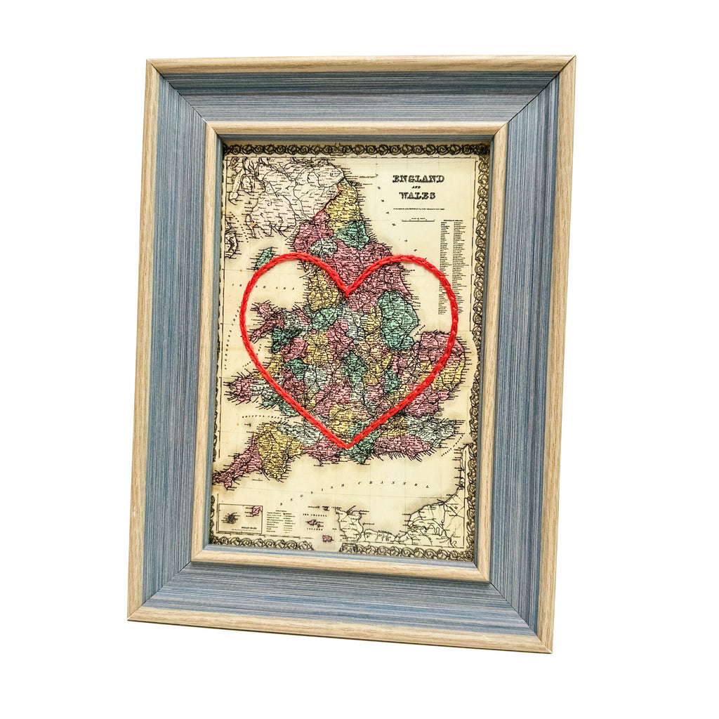England and Wales Heart Map