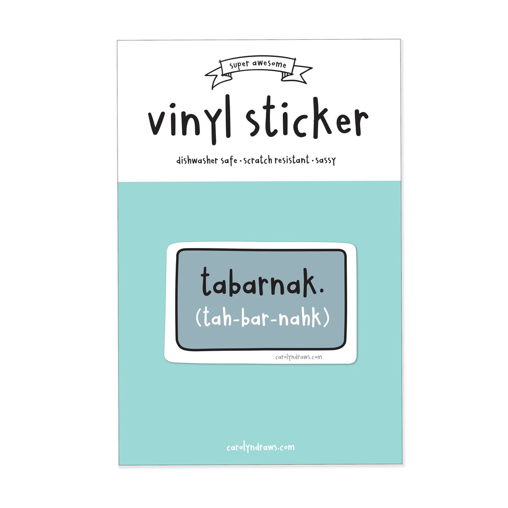Tabarnak Sticker | Sadie & June