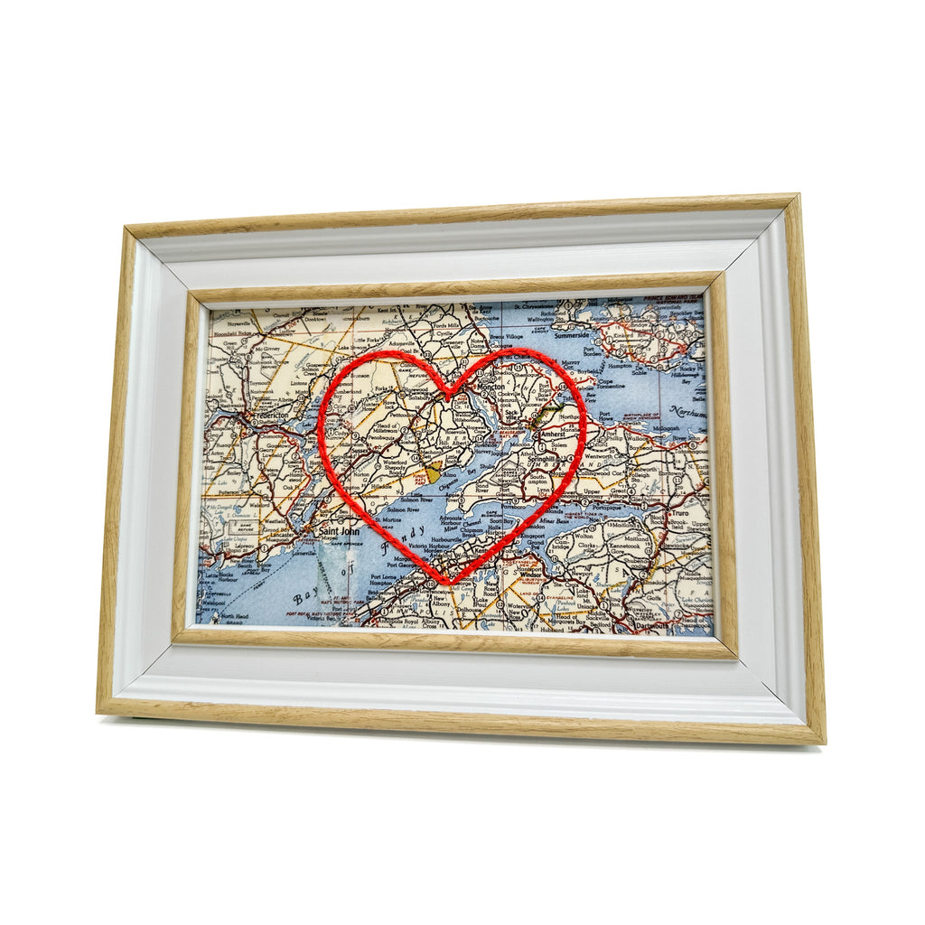 Fundy National Park Heart Map
