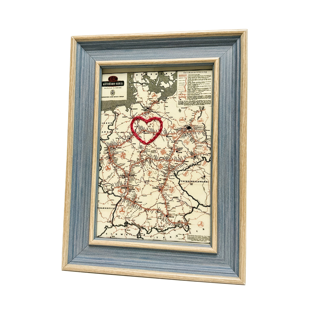 Hannover, Germany Heart Map