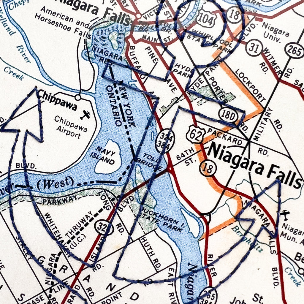 Niagara Falls Anchor Map