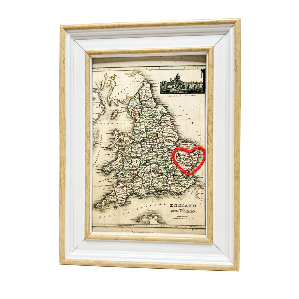 Ipswich, England Heart Map