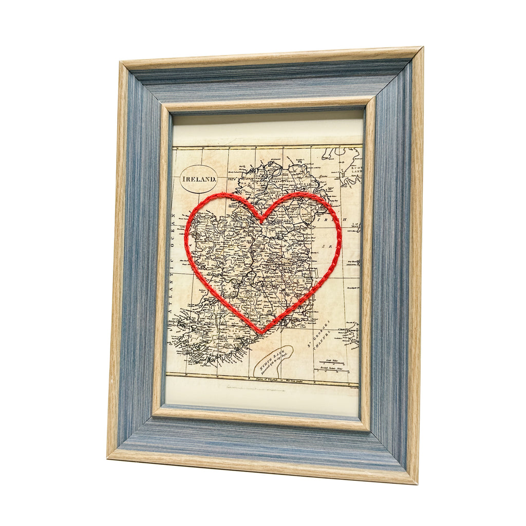 Ireland Heart Map