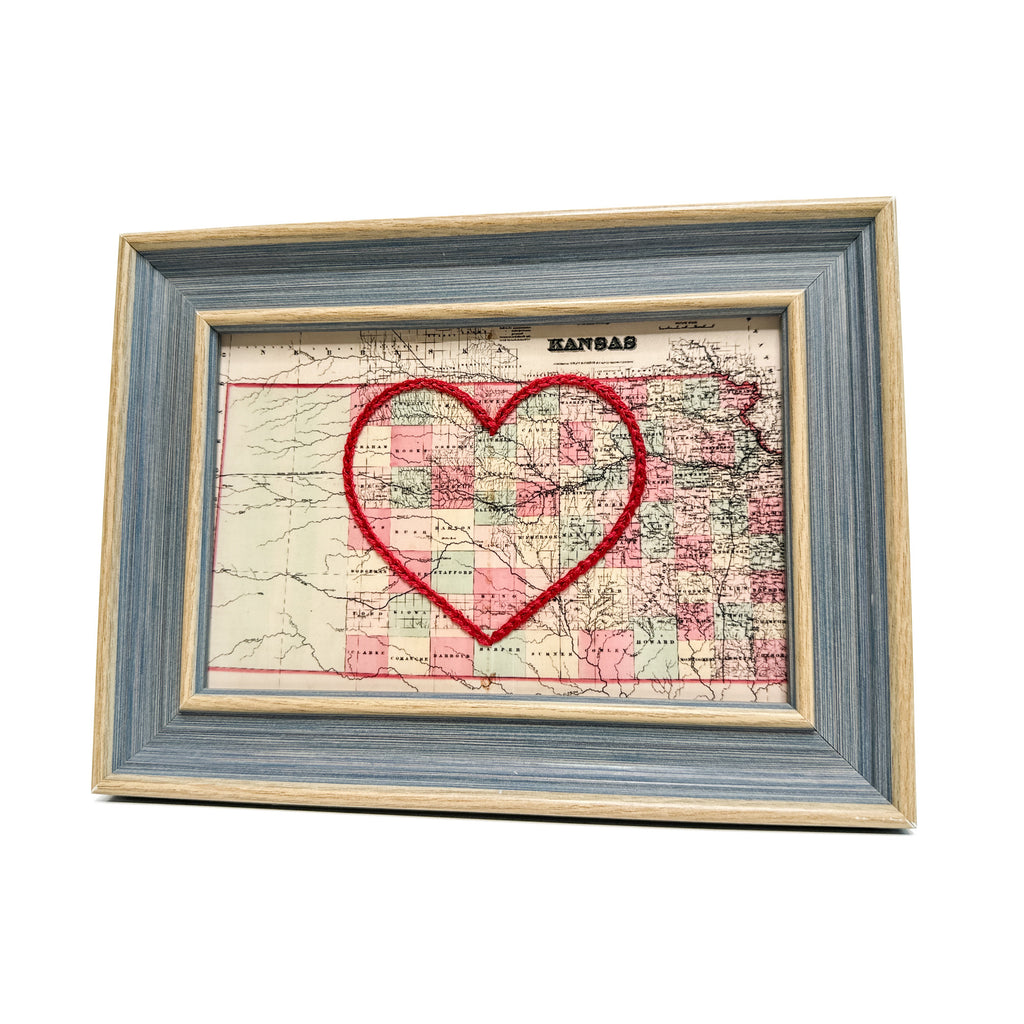 Kansas Heart Map
