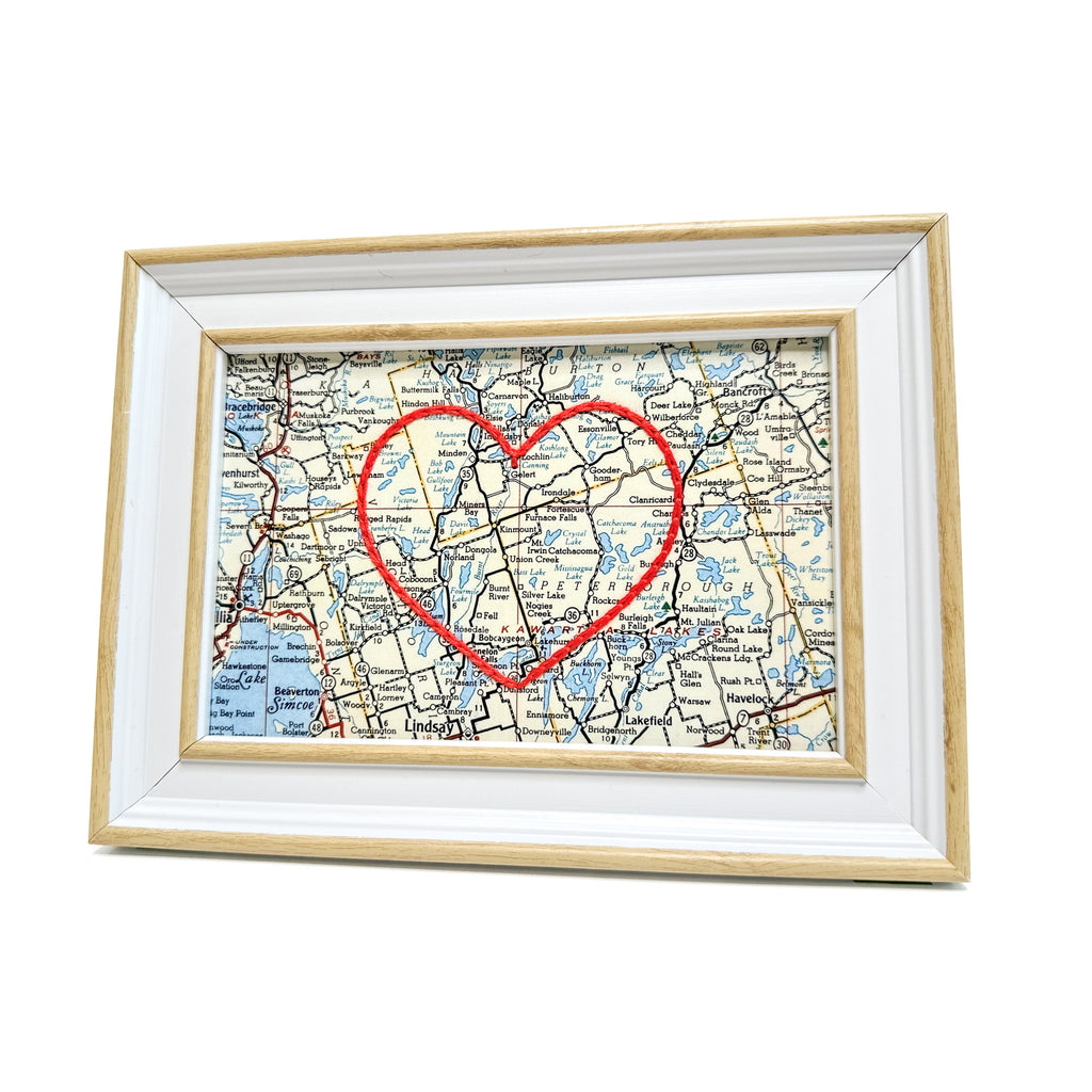 Kinmount Map Kinmount Heart Map | Sadie & June | Sadie & June