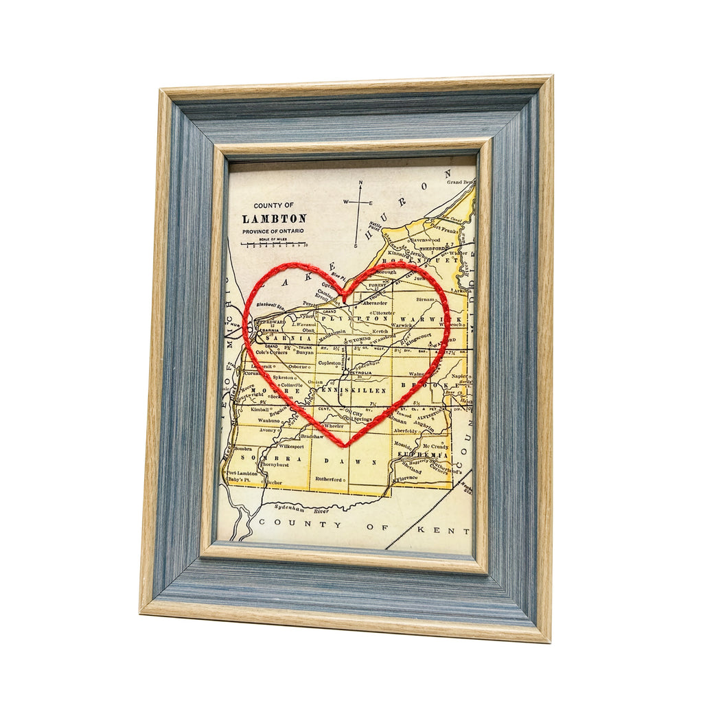 Lambton County Heart Map