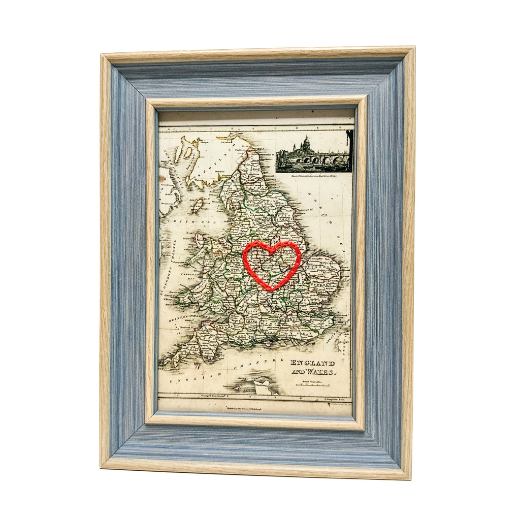 Leicester, England Heart Map