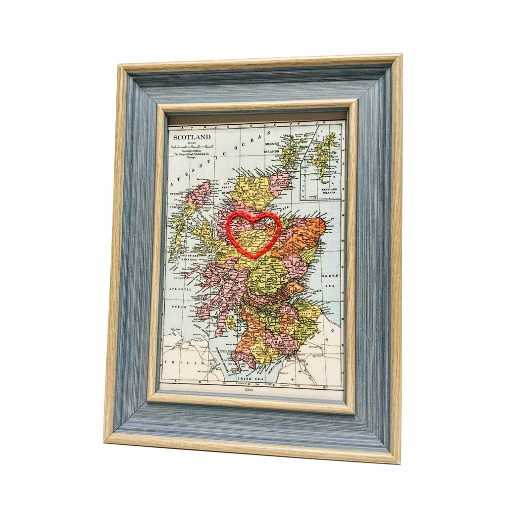 Loch Ness Heart Map
