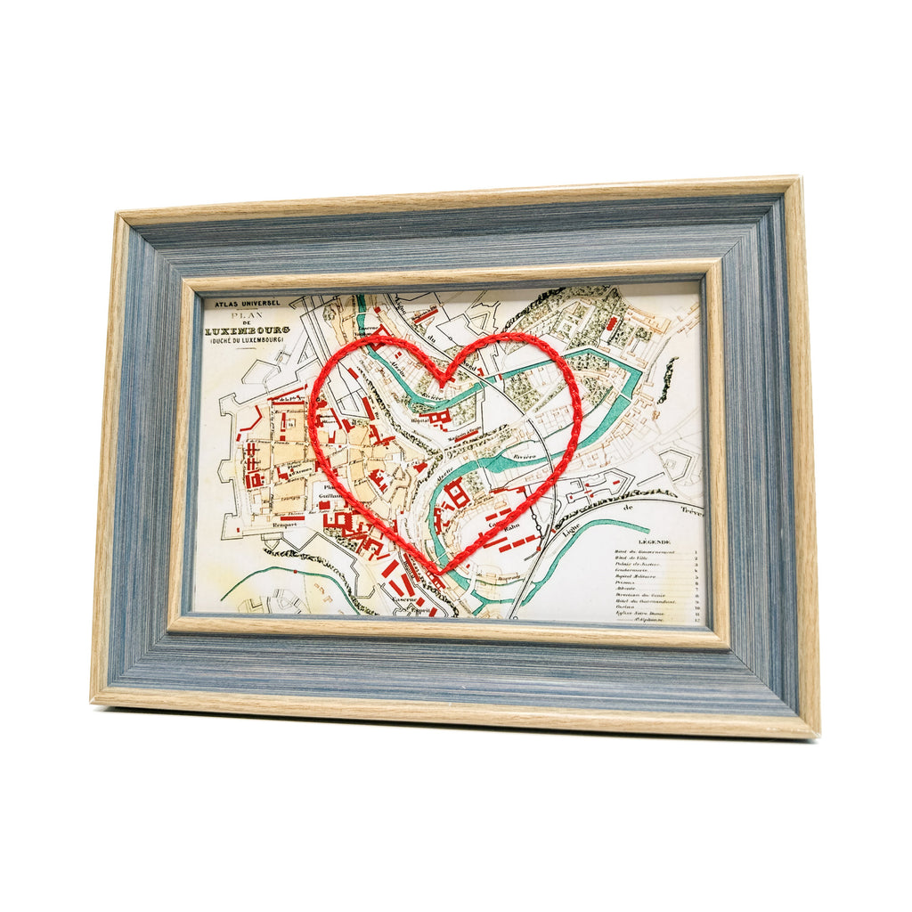 Luxembourg Heart Map