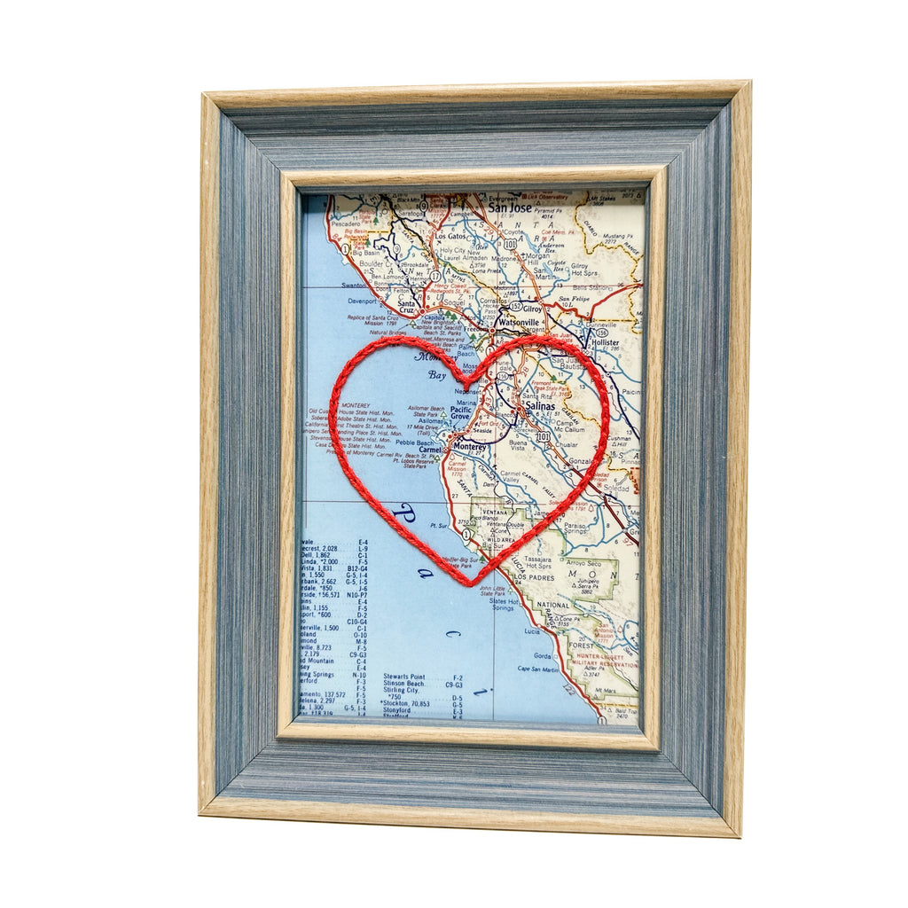 Monterey, California Heart Map