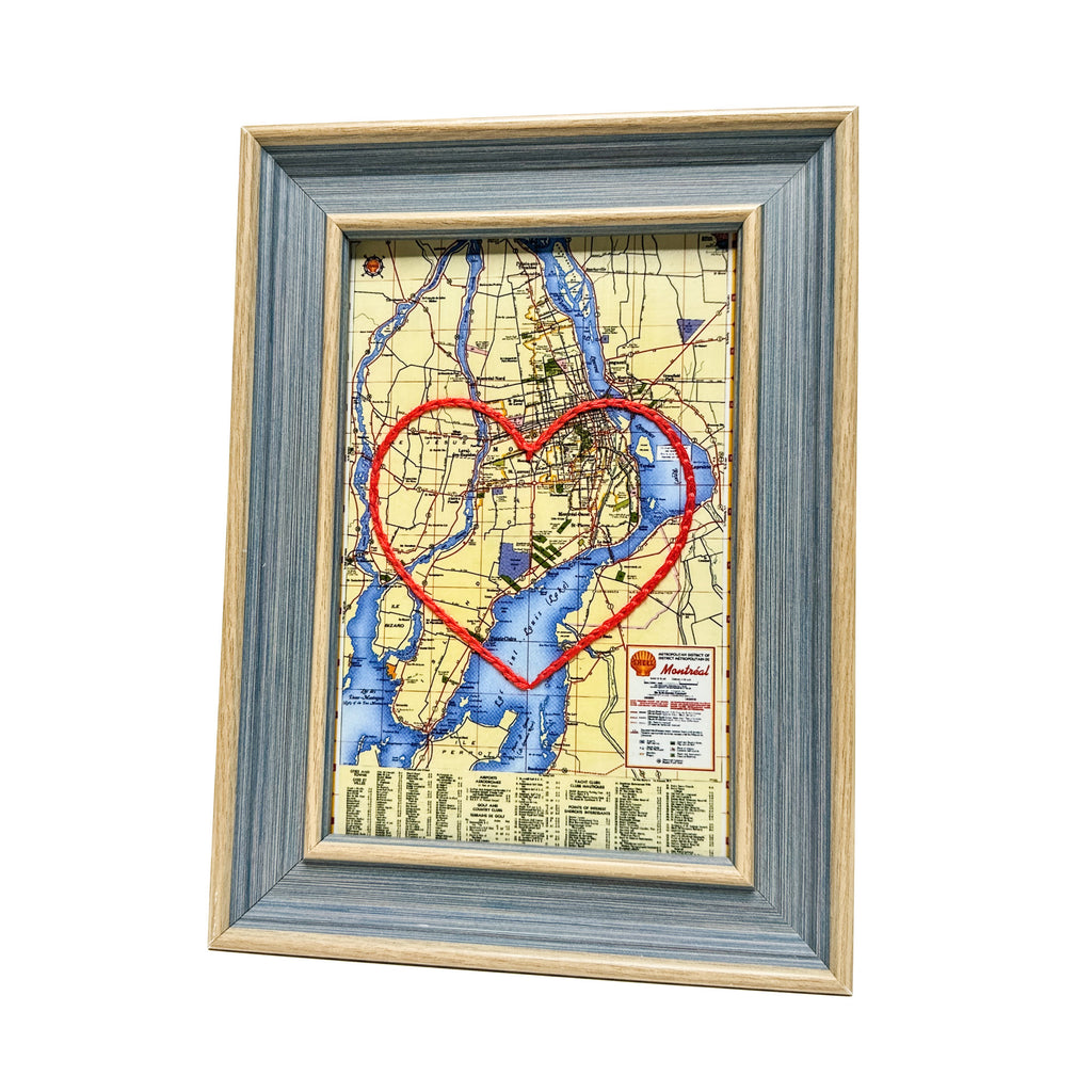 Island of Montreal Heart Map