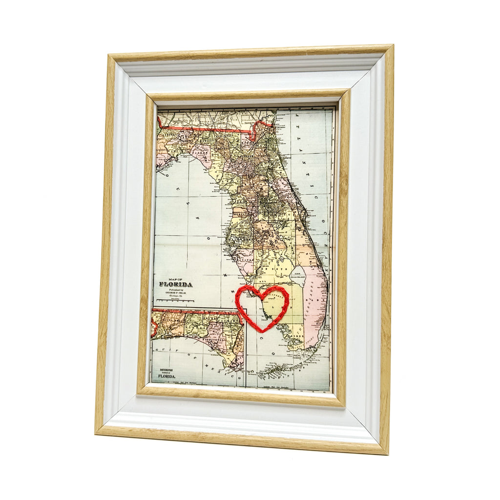 Naples, Florida Heart Map