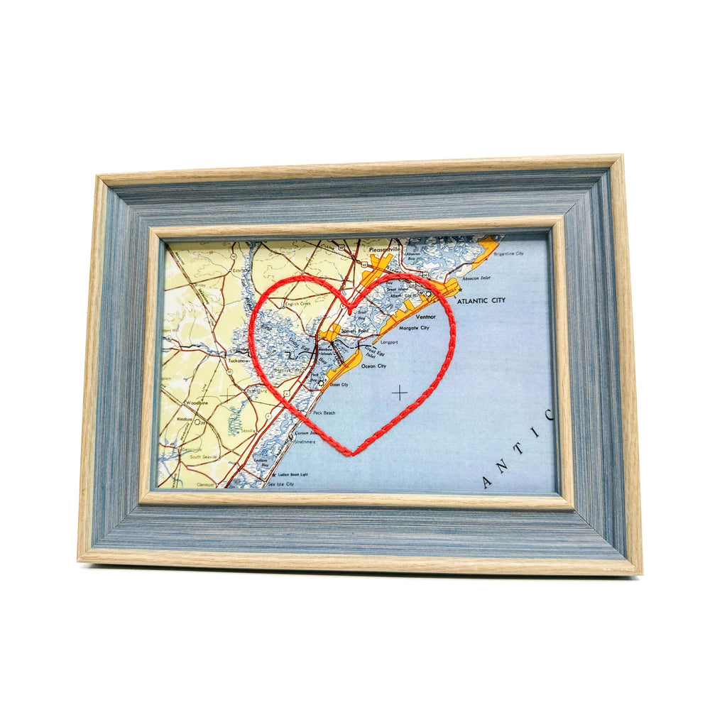 Ocean City, New Jersey Heart Map