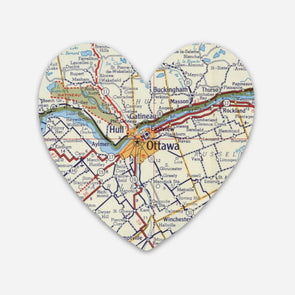 Ottawa Map Magnet