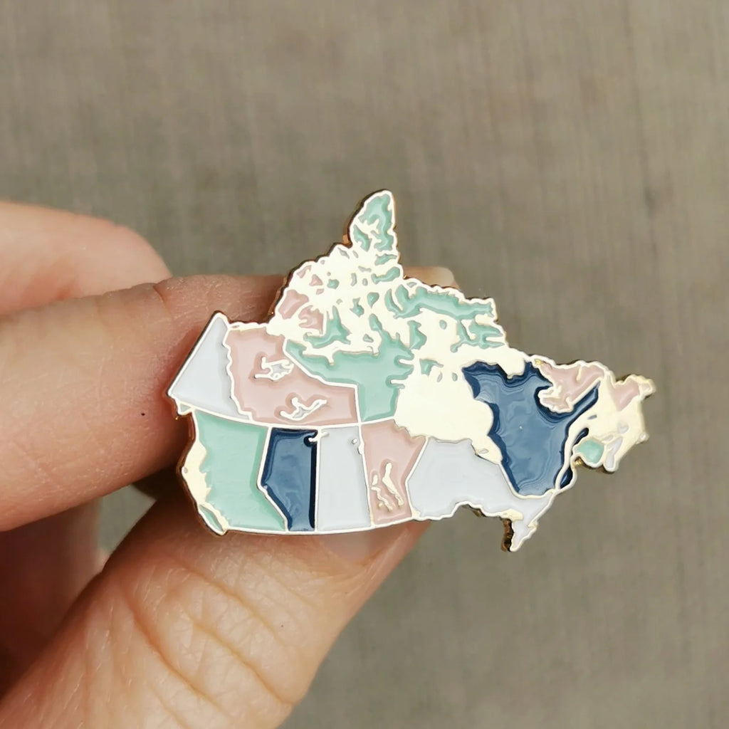 Canada Map Enamel Pin | Sadie & June