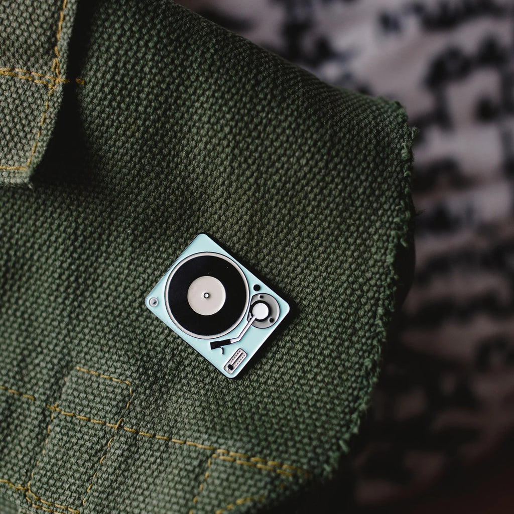 Turntable Enamel Pin | Sadie & June