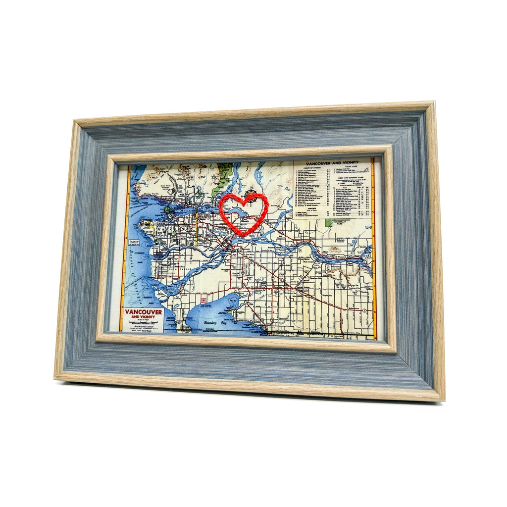 Vancouver Neighborhoods and Areas Heart Map