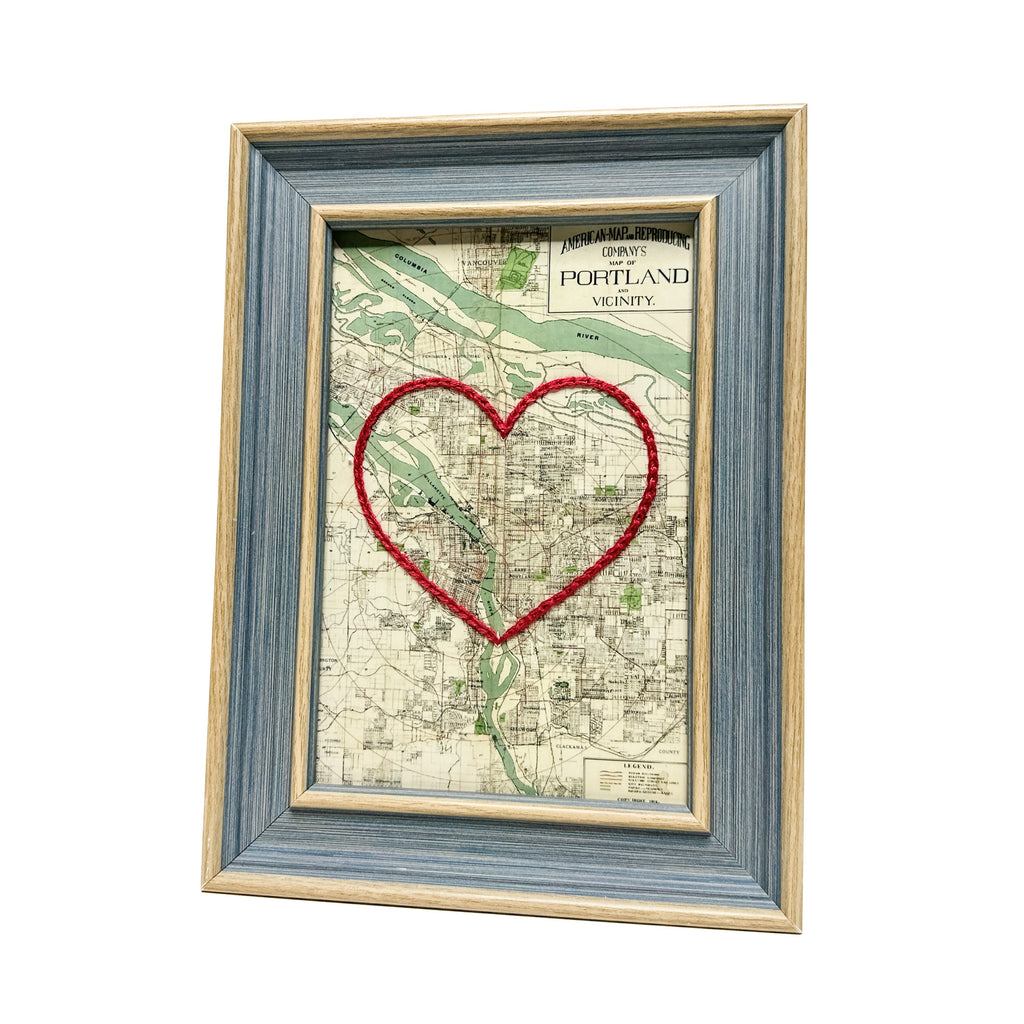 Portland, Oregon Heart Map