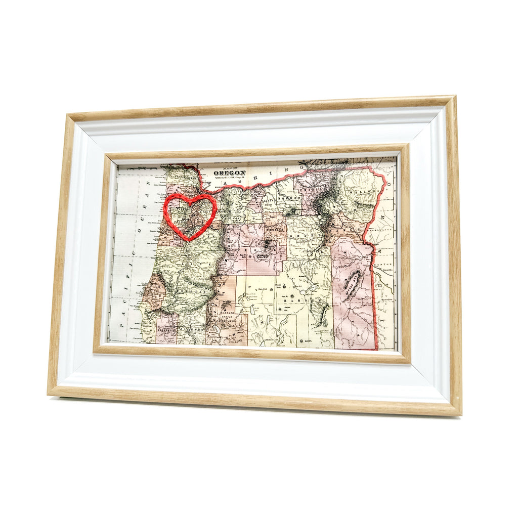 Salem, Oregon Heart Map