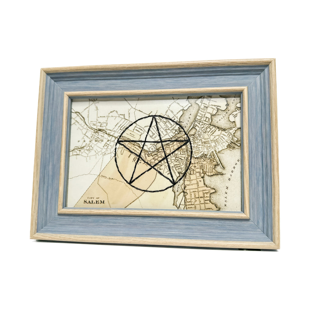 Salem, Massachusetts Pentacle Map