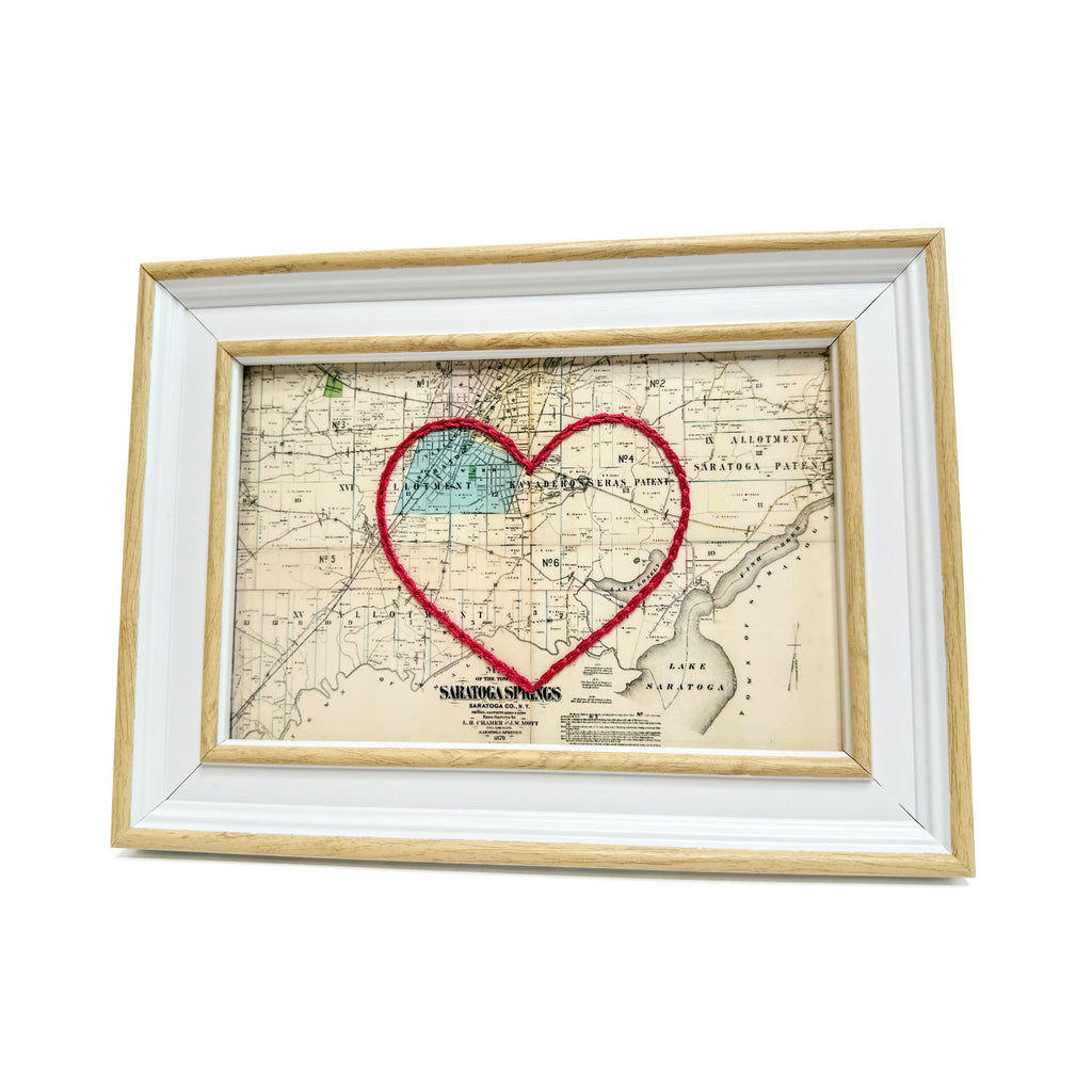 Saratoga Springs Heart Map