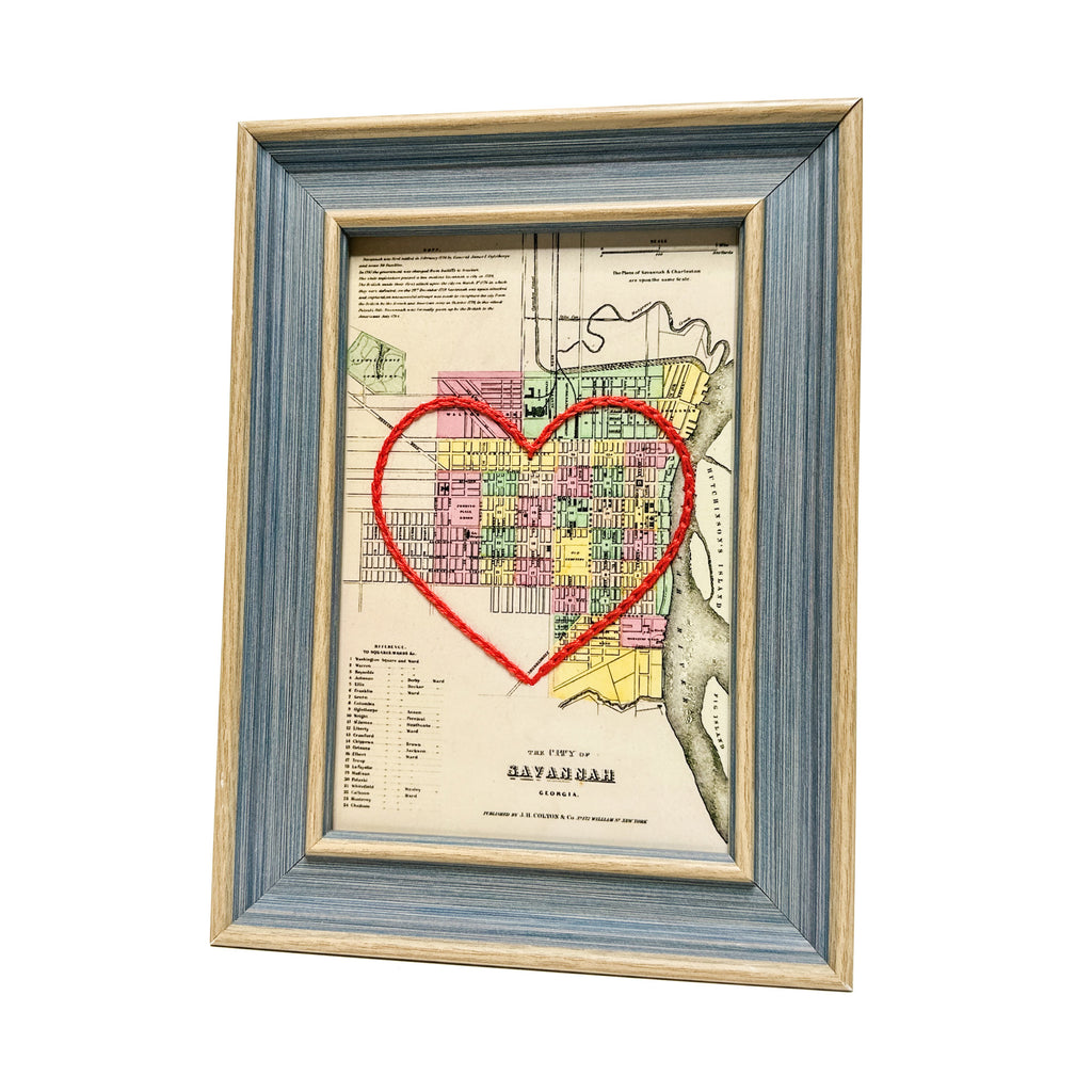 Savannah Heart Map