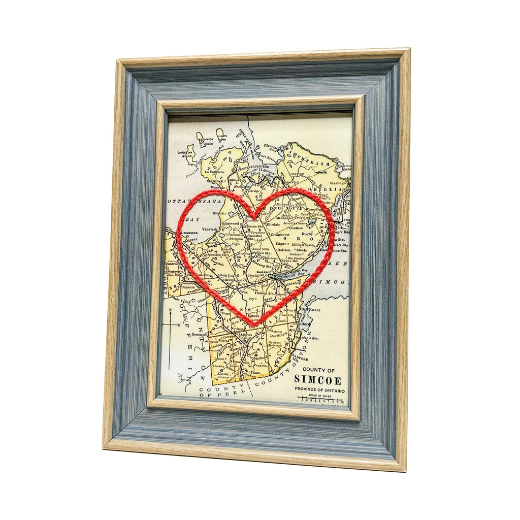 Simcoe County Heart Map