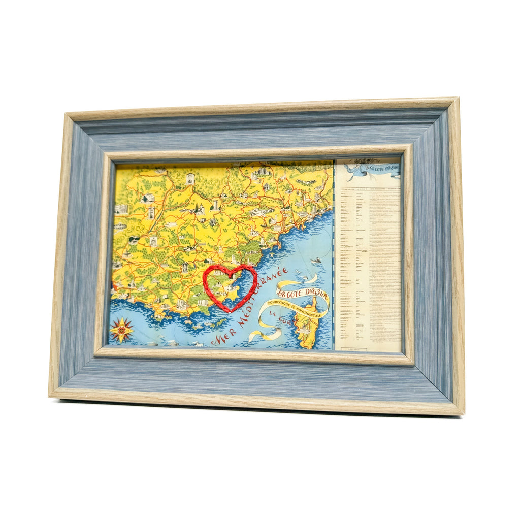 Saint-Tropez Heart Map