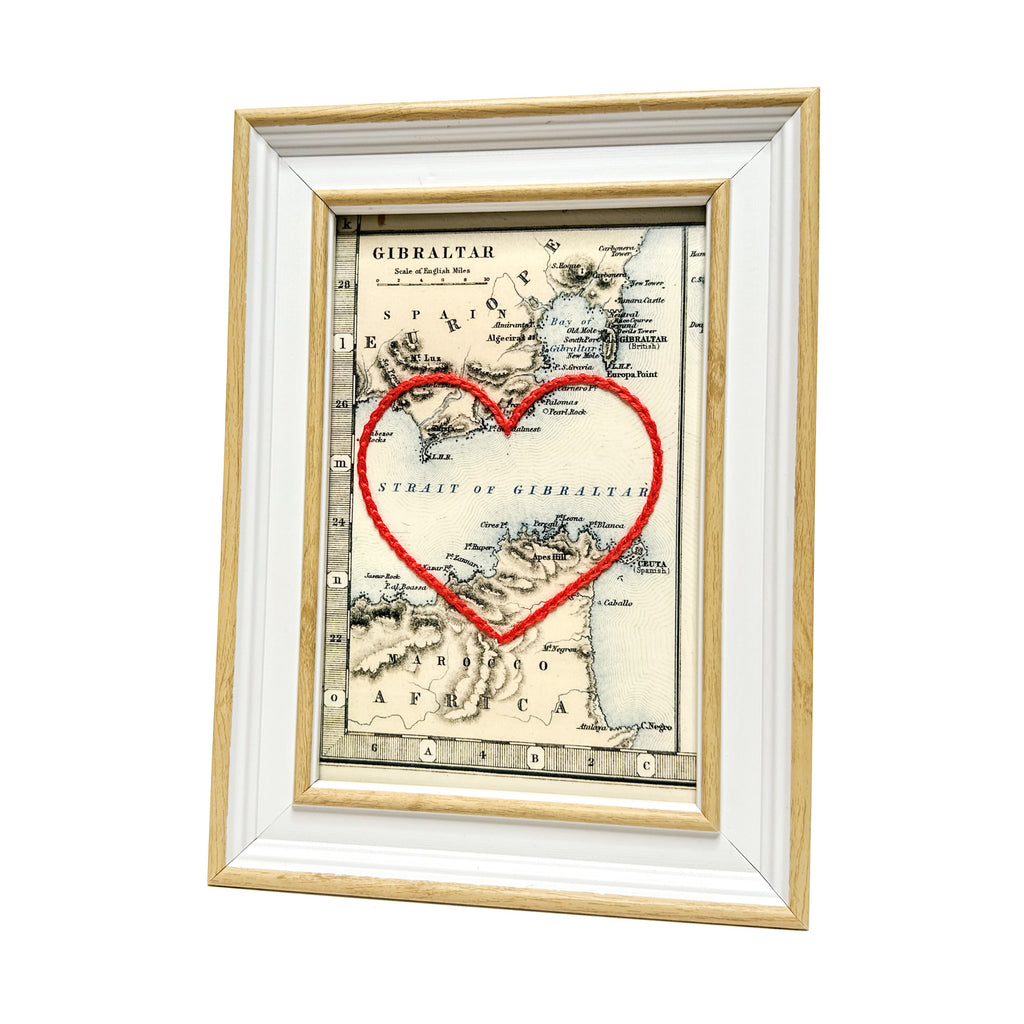 Strait of Gibraltar Heart Map