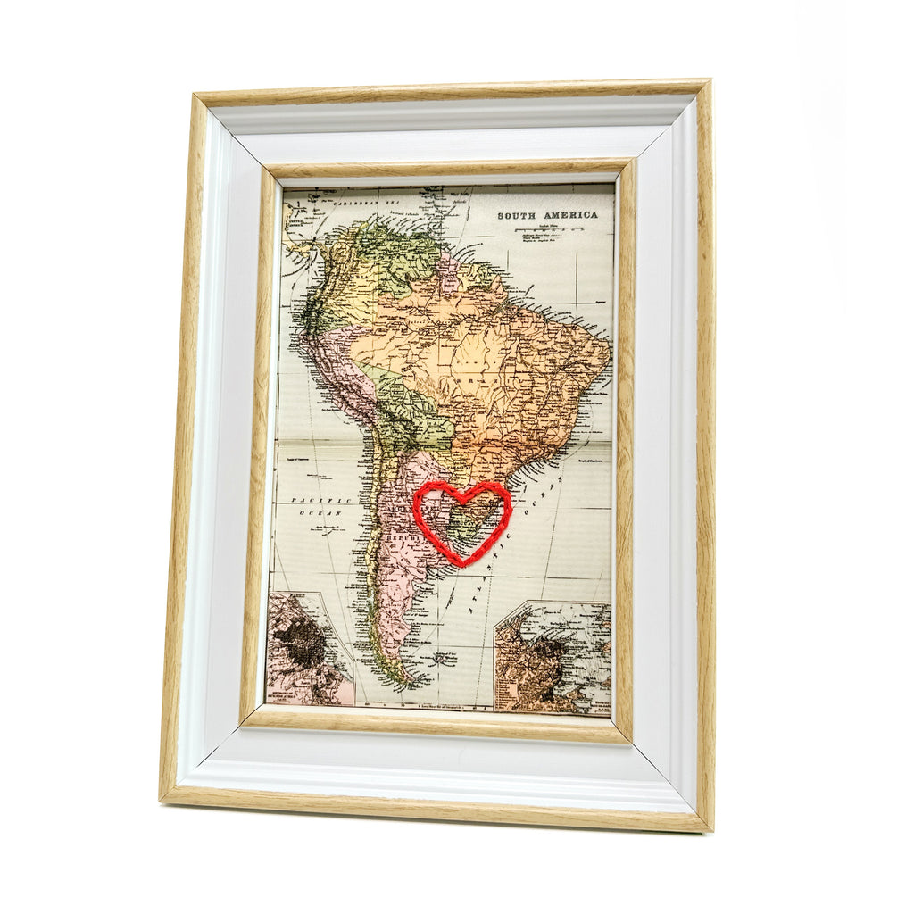 Uruguay Heart Map