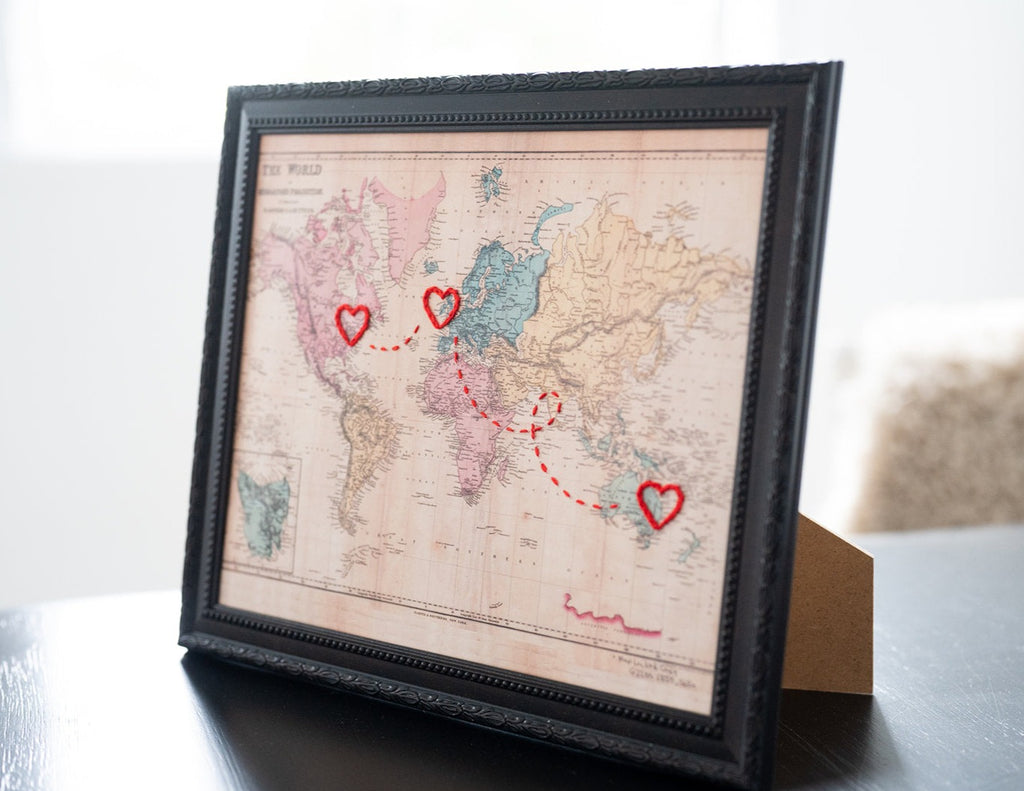 Connecting Hearts World Map