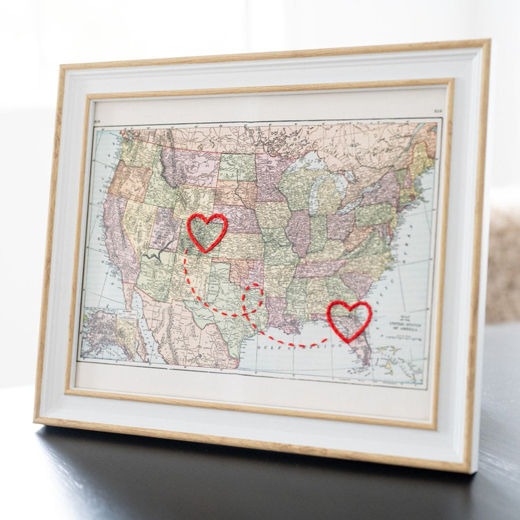 Connecting Hearts USA Map