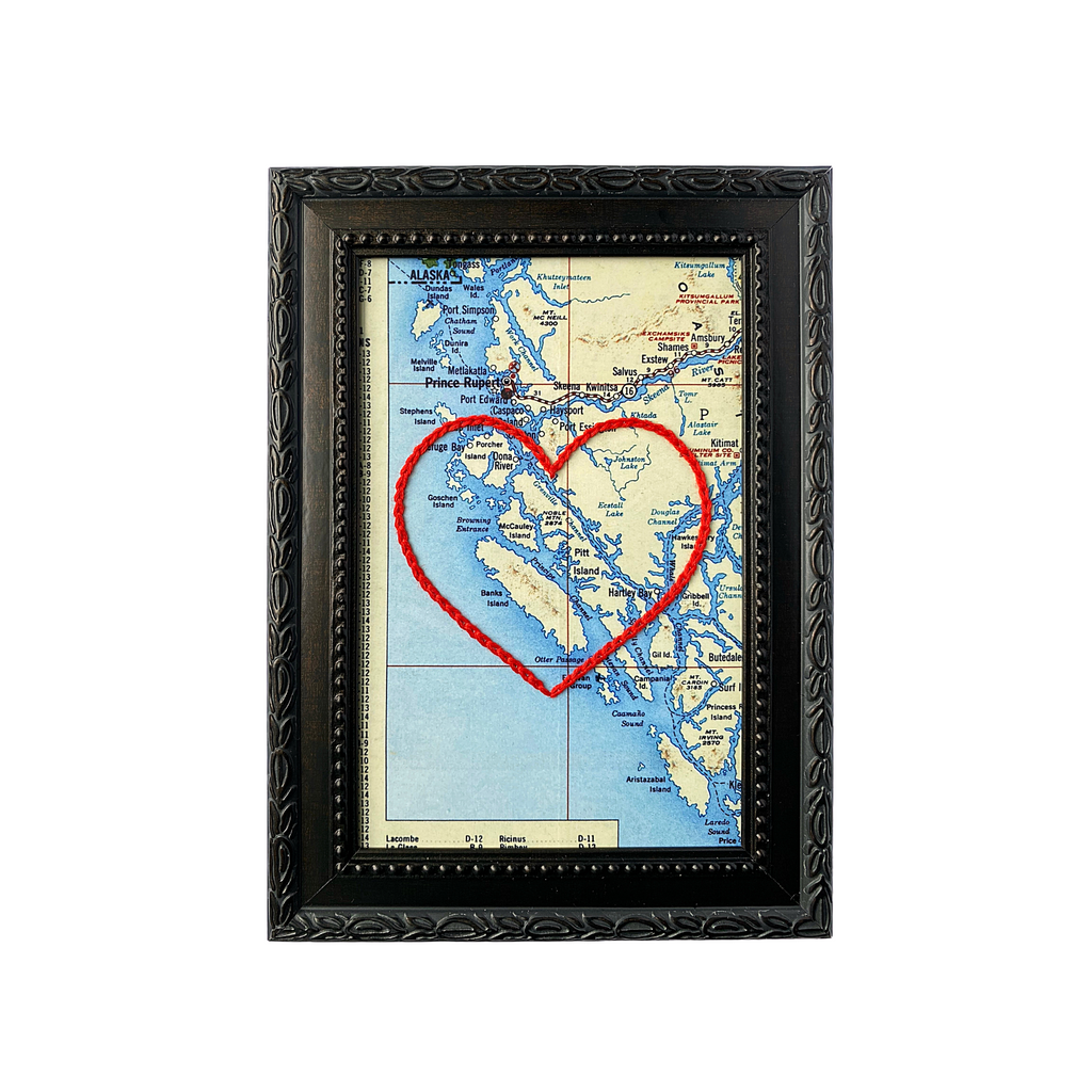 Banks Island, BC Heart Map