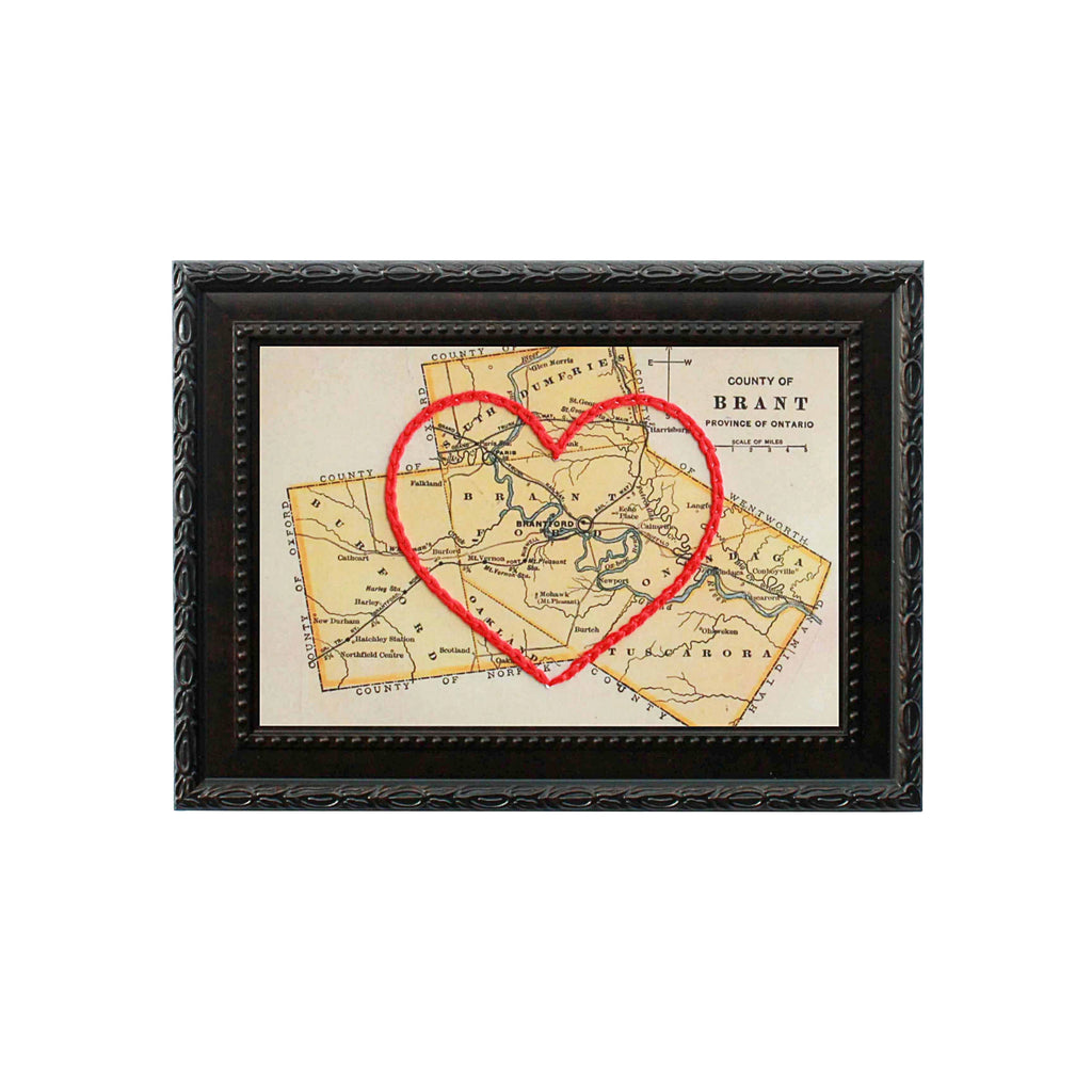 Brant County Heart Map