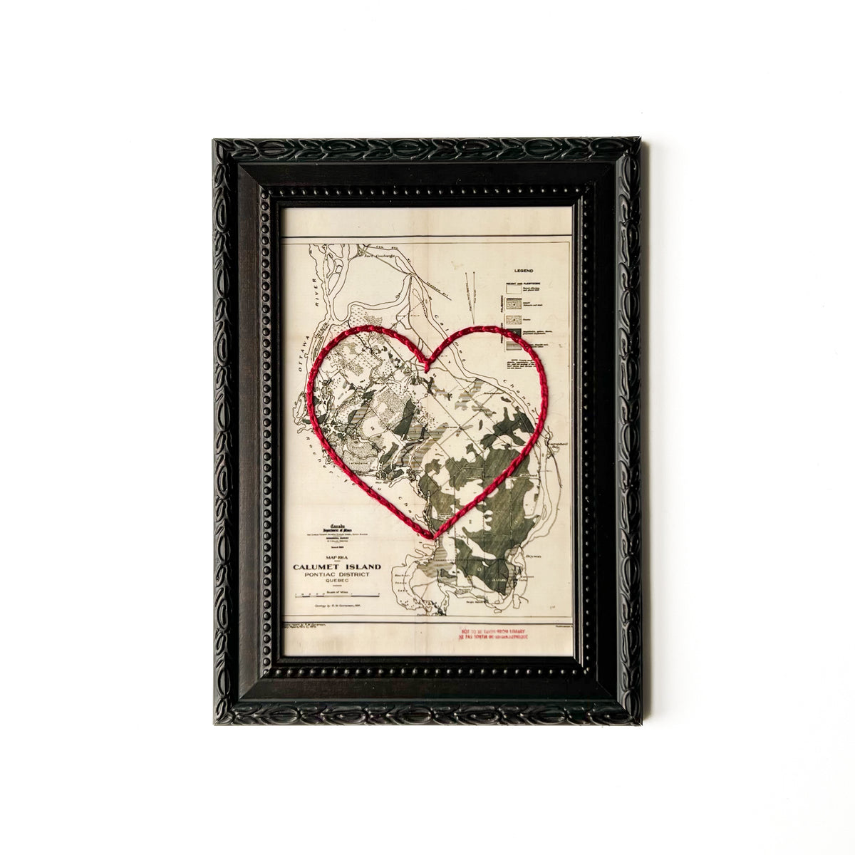 L’IleduGrandCalumet Heart Map Sadie & June Sadie & June