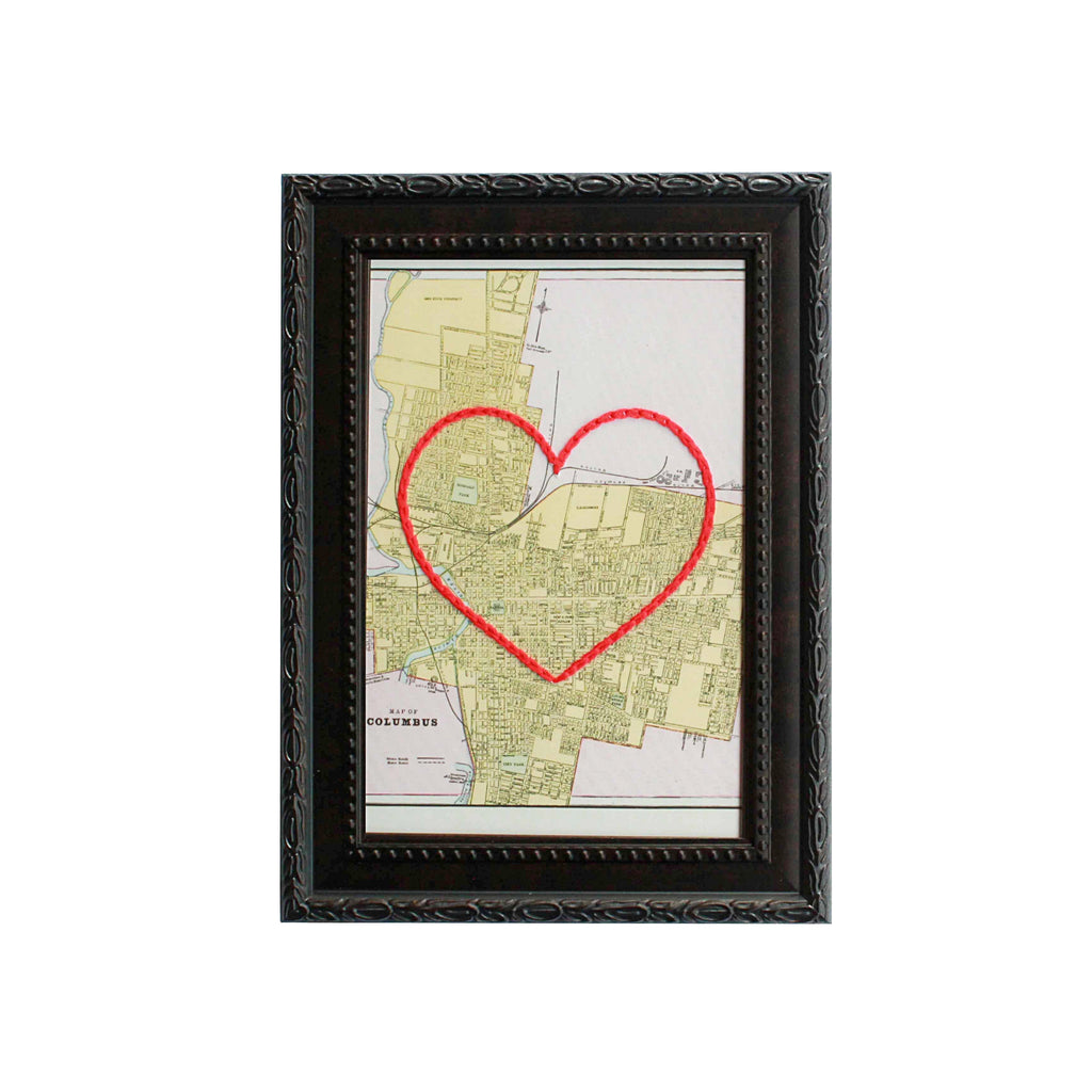 Columbus Heart Map