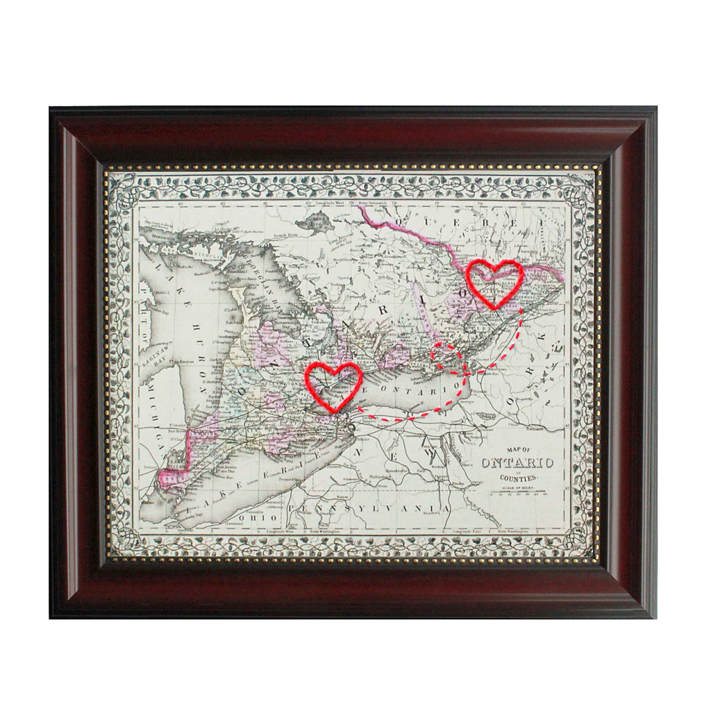 Connecting Hearts Ontario Map