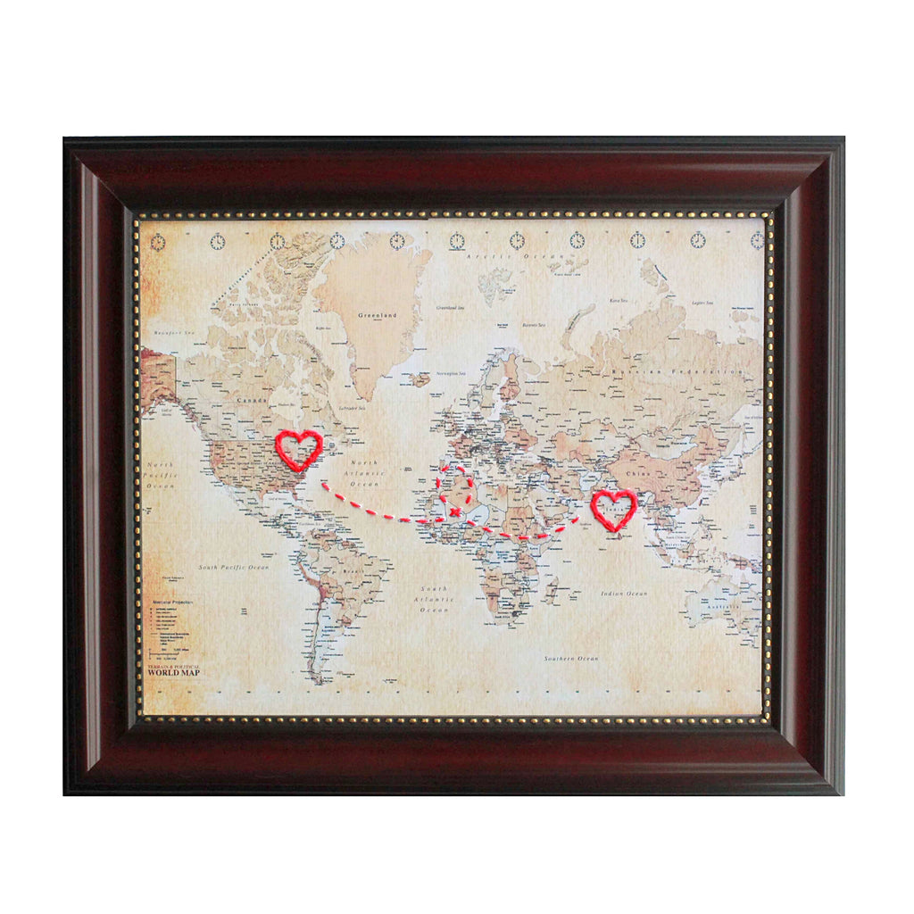 Connecting Hearts World Map