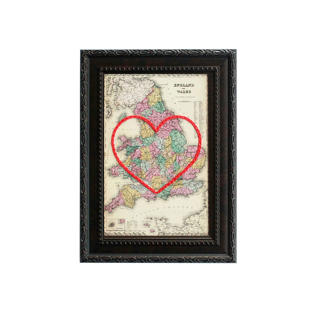England and Wales Heart Map