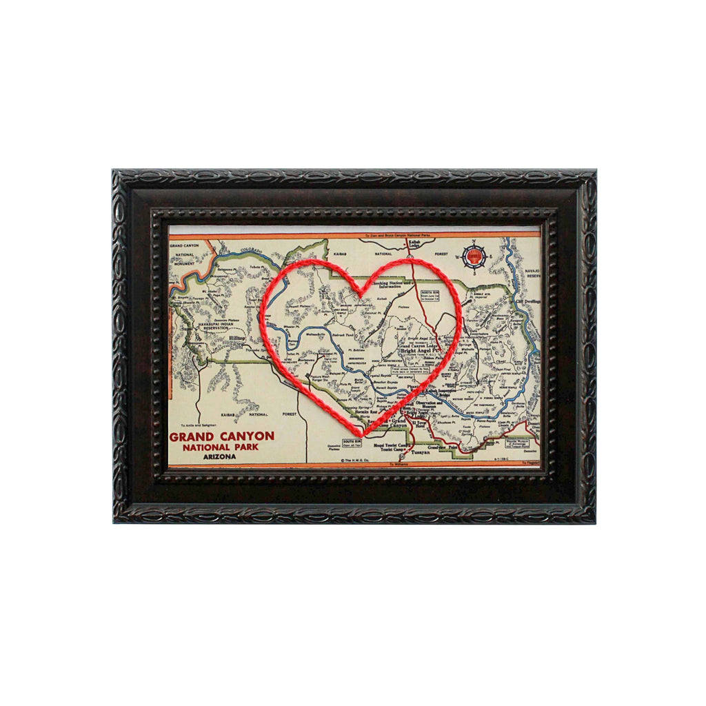 Grand Canyon Heart Map