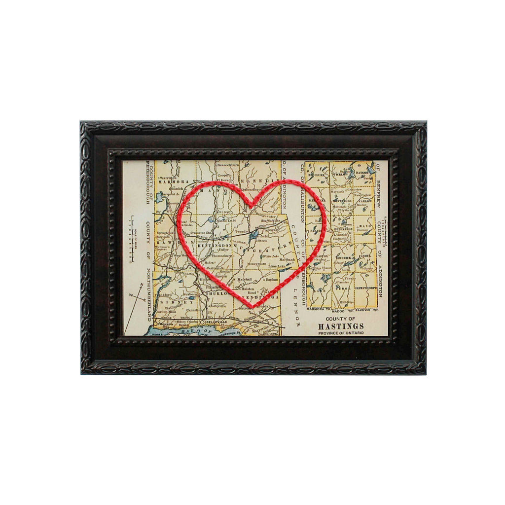 Hastings County Heart Map