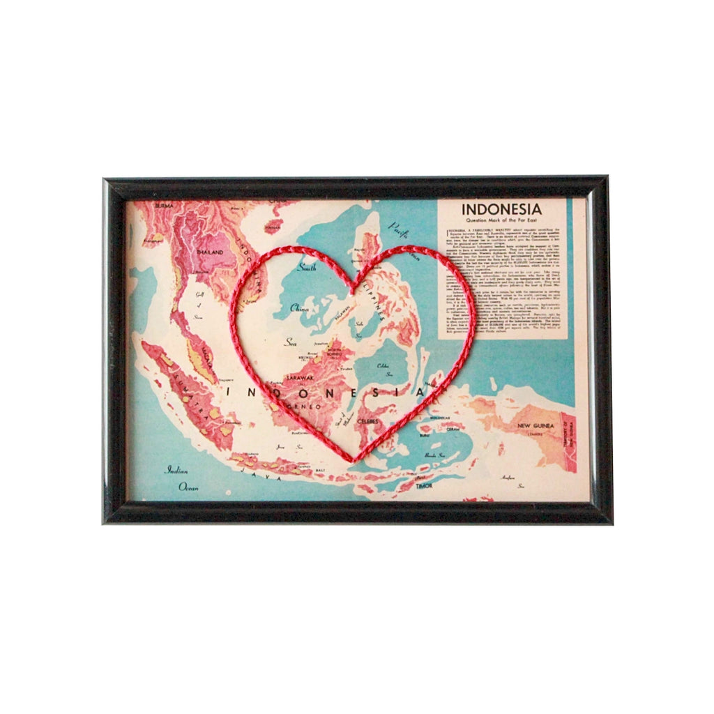Indonesia Heart Map