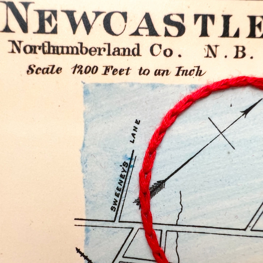 Newcastle, New Brunswick Heart Map